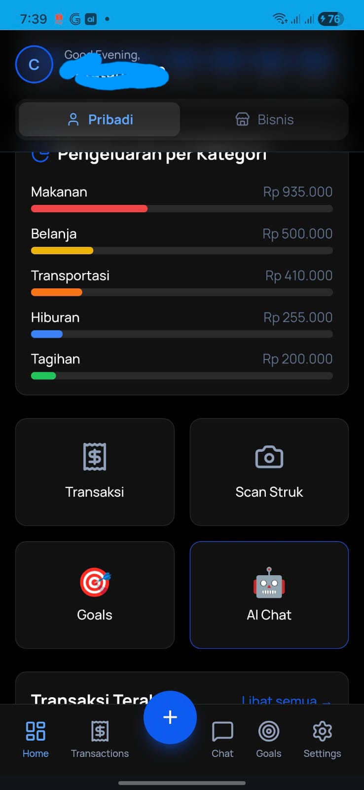Rapi AI — Asisten Keuangan Pribadi & Bisnis Berbasis AI