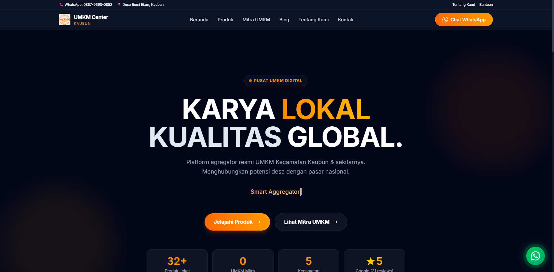 UMKM Center Kaubun — Digital Branding & Social Media